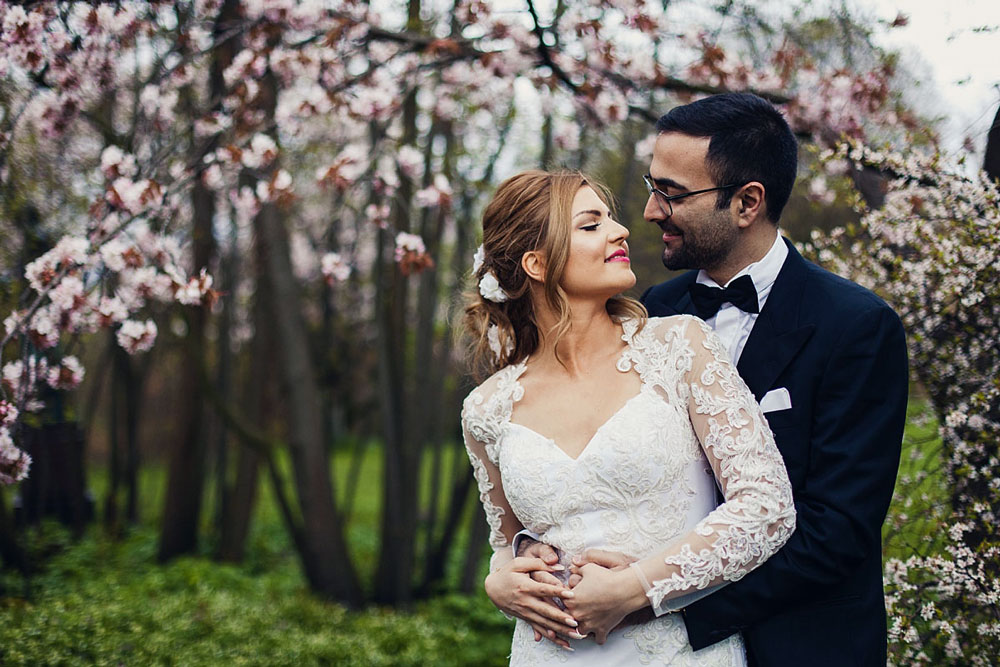 wedding photo session at Copenhagen Botanical Garden, wedding photographer Natalia Cury