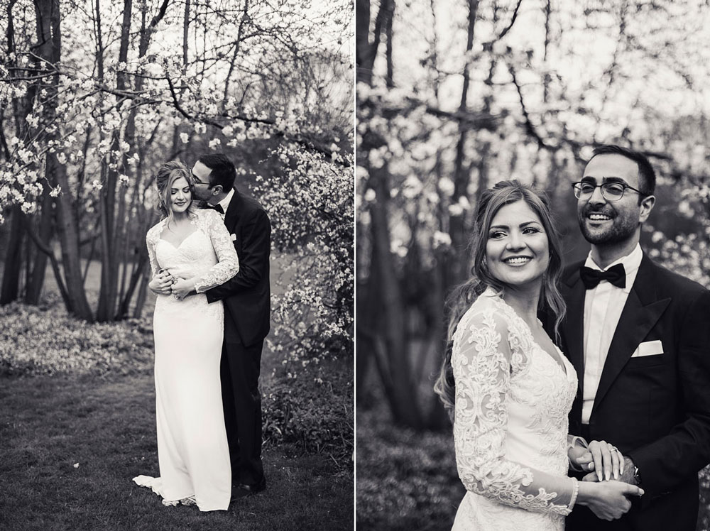 wedding photo session at Copenhagen Botanical Garden, wedding photographer Natalia Cury