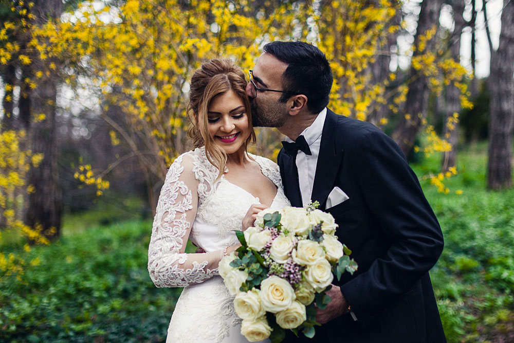 wedding photo session at Copenhagen Botanical Garden, wedding photographer Natalia Cury