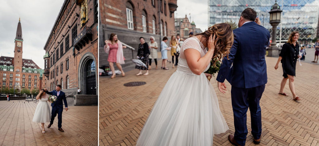 wedding at Copenhagen City Hall, wedding photography Copenhagen