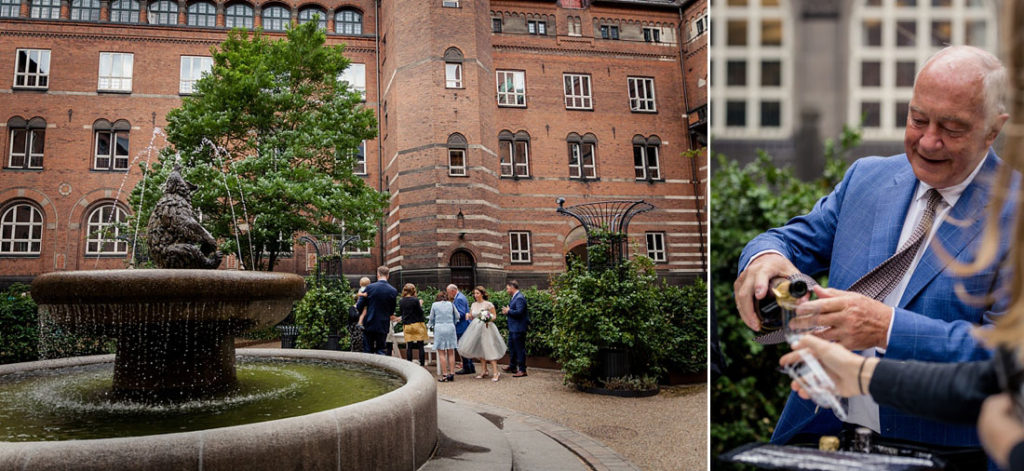 wedding at Copenhagen City Hall, wedding photography Copenhagen