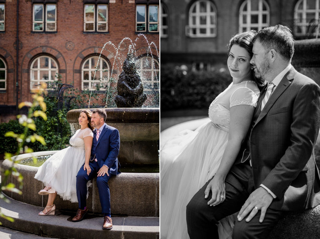 wedding at Copenhagen City Hall, wedding photography Copenhagen