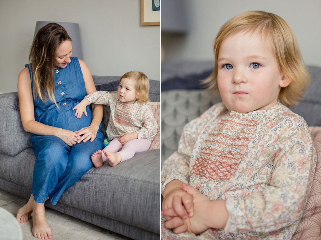 maternity shoot at home, family photographer Copenhagen Natalia Cury