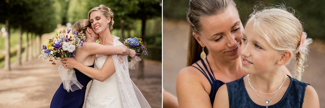 family photos at wedding at Frederiksborg Slot