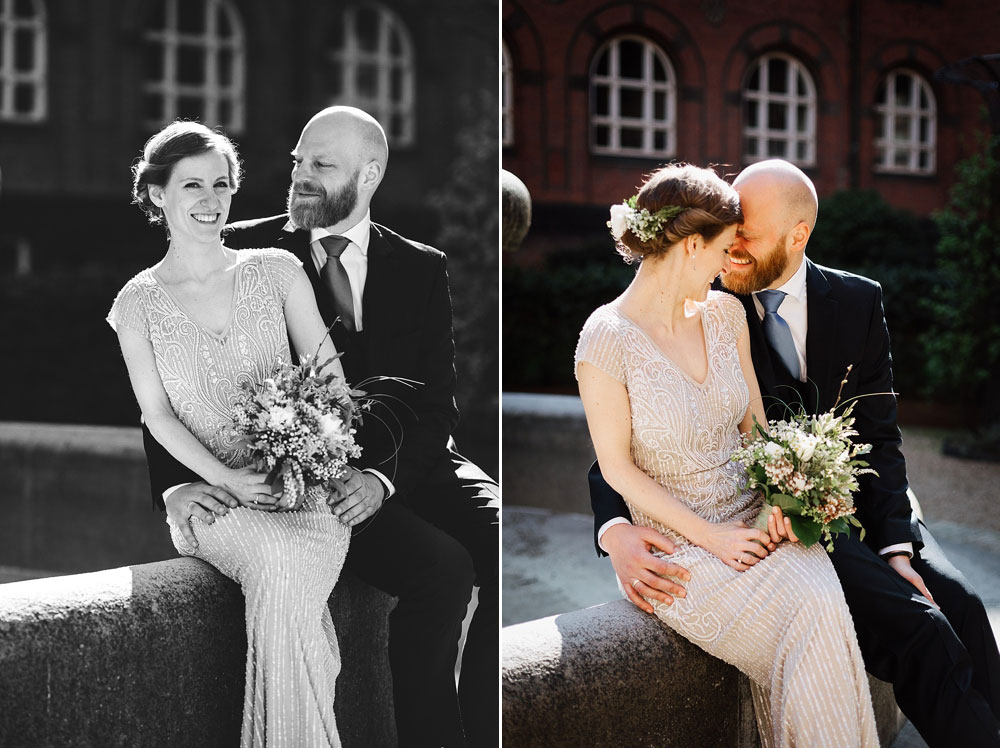 civil wedding at Copenhagen City hall