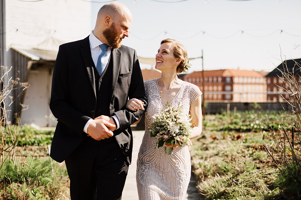 wedding reception at øster gro in Copenhagen