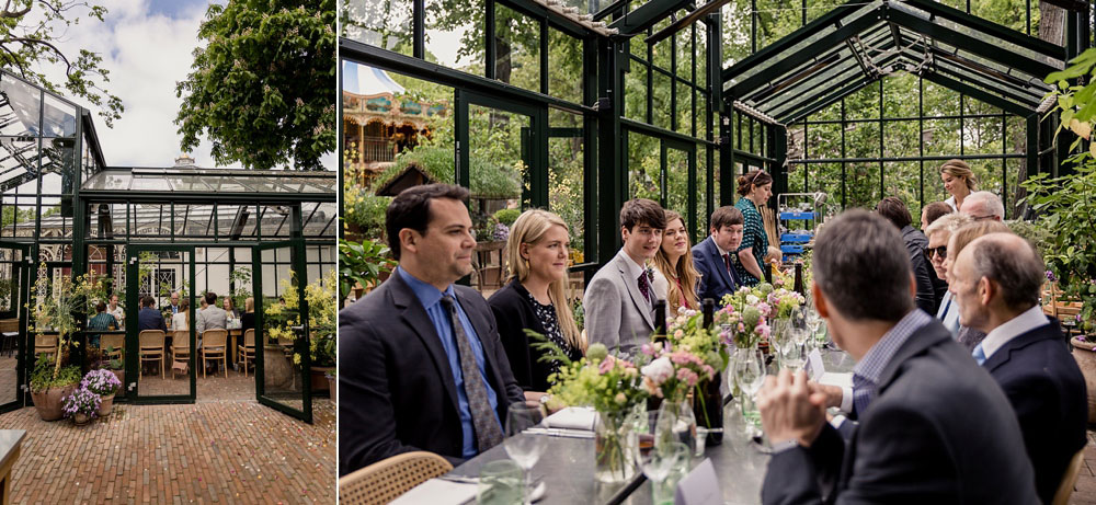 wedding reception at Gemyse, Tivoli, Copenhagen