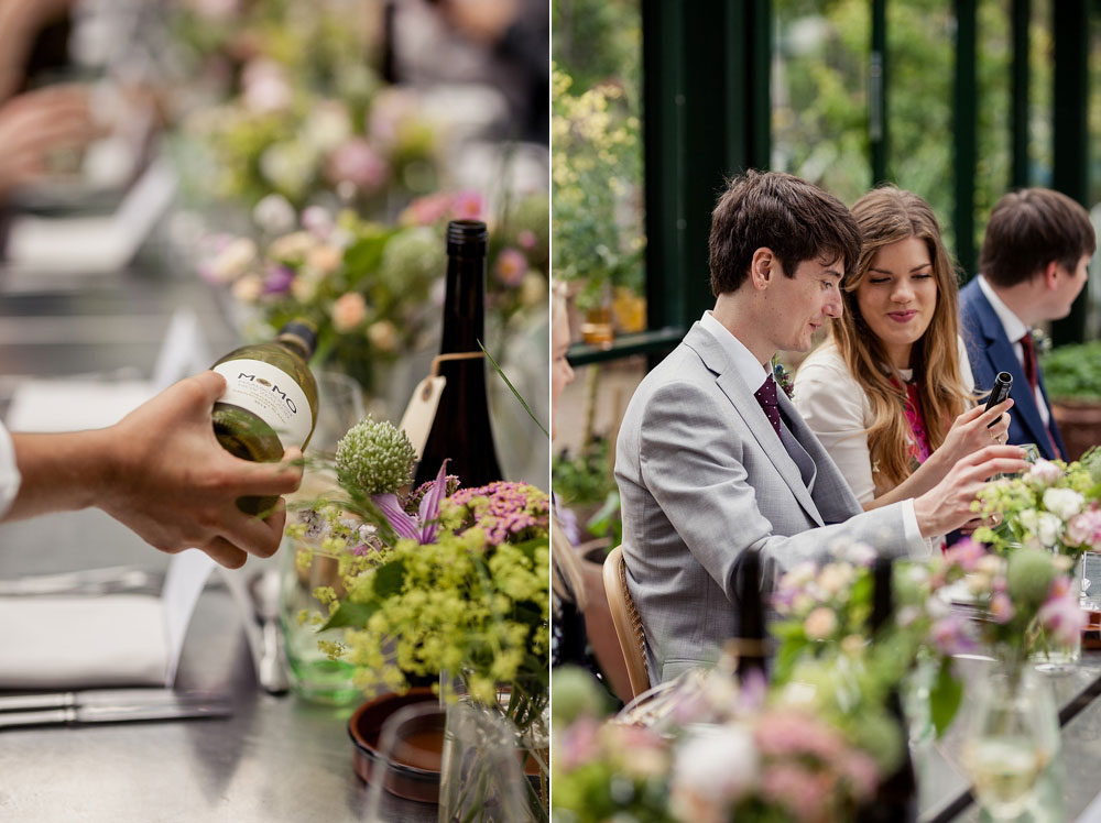 wedding reception at Gemyse, Tivoli, Copenhagen