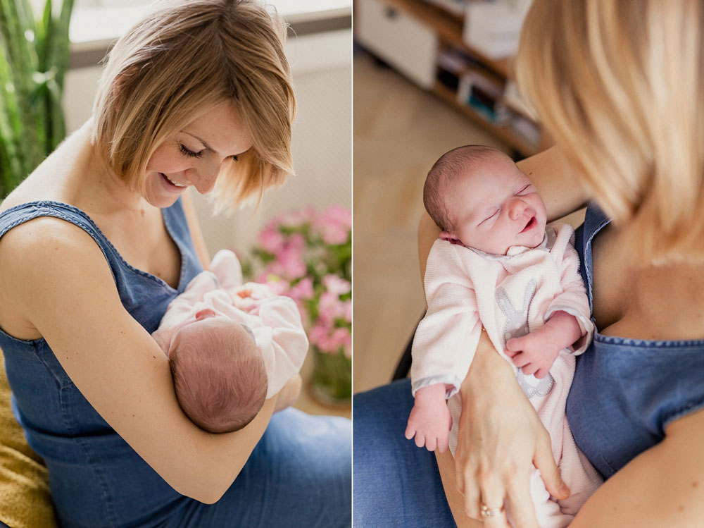 lifestyle newborn photo session in Copenhagen