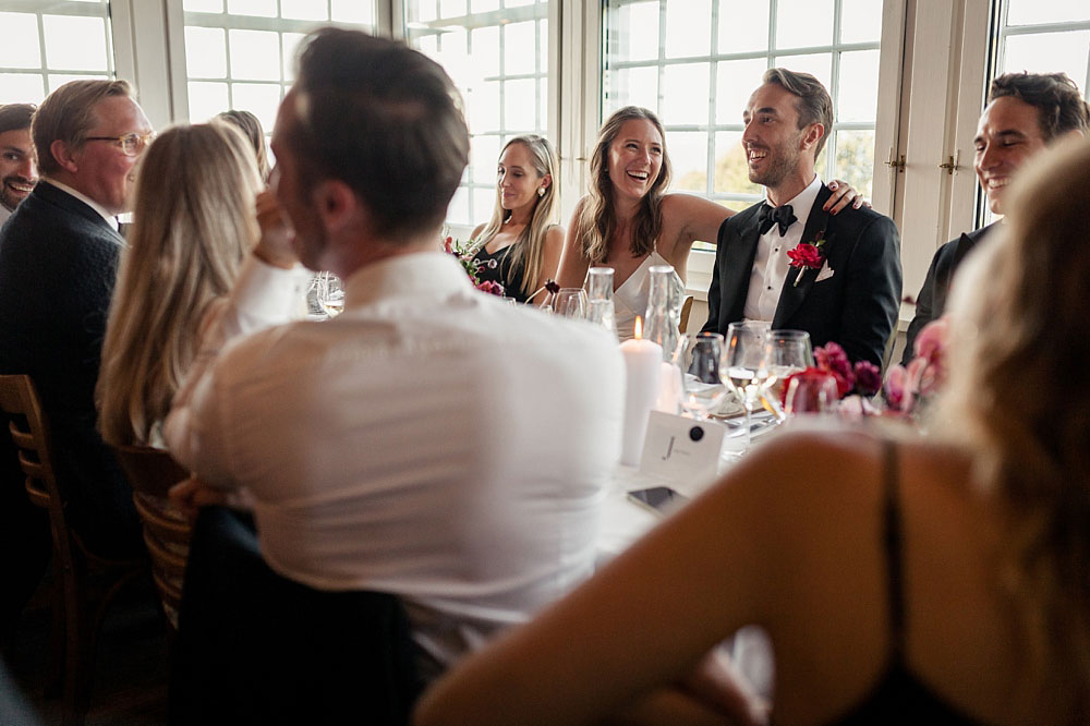 wedding reception at Helenekilde Bdehotel in Tisvildeleje, Denmark. Photos by Natalia Cury wedding photographer