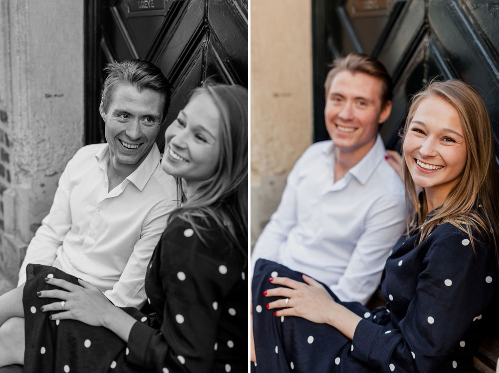 natural engagement photos in Copenhagen, photos by Natalia Cury wedding photography