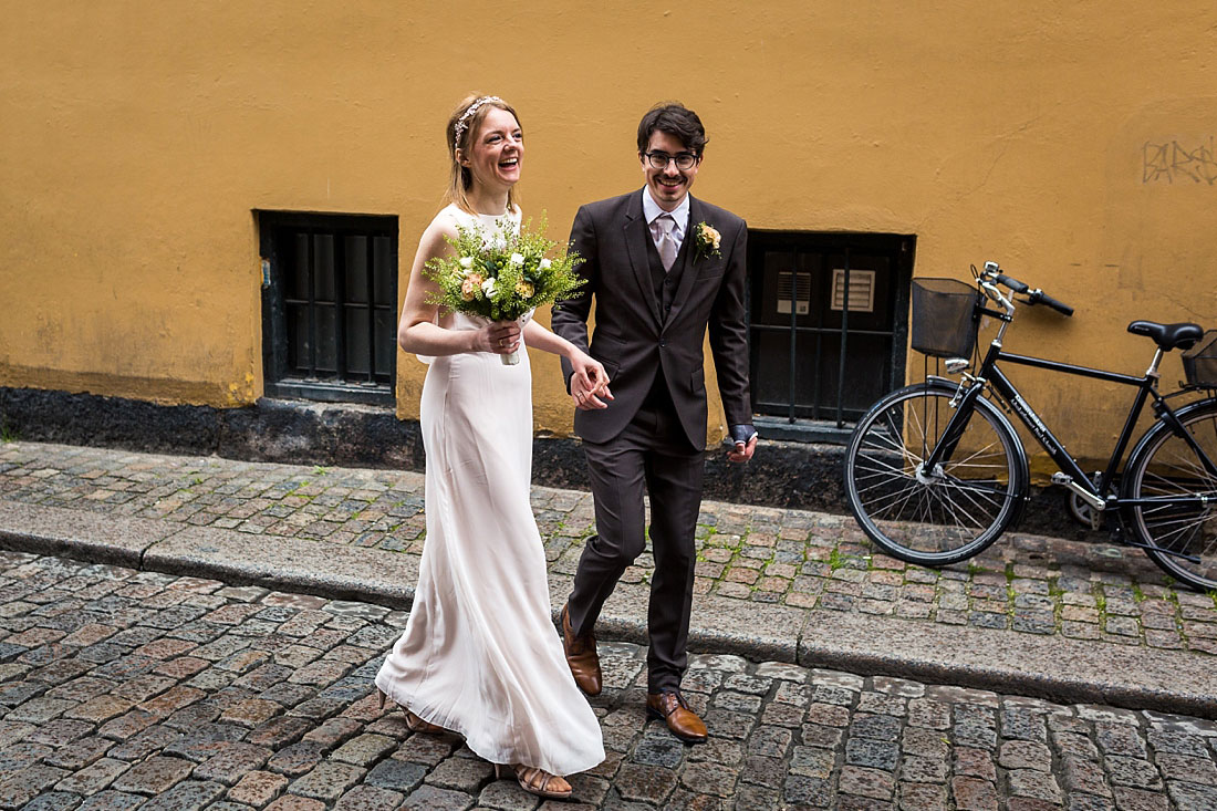 natural wedding photos in Copenhagen