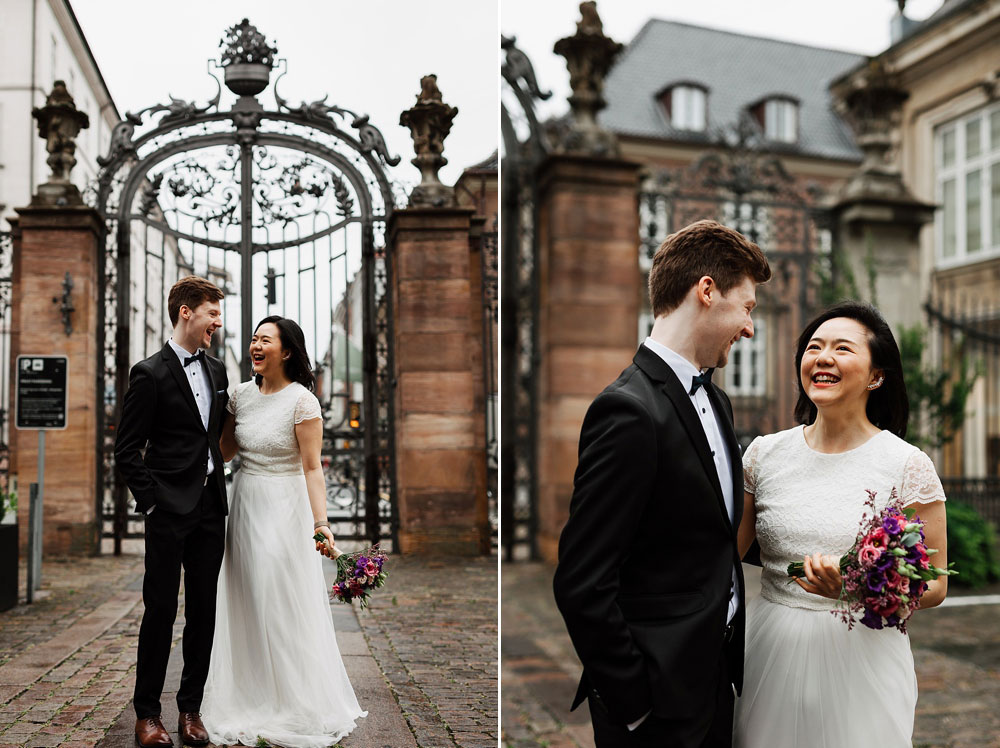 civil wedding at Odd Fellow Palaet in Copenhagen, natural and beautiful wedding photos by Natalia Cury Copenhagen wedding photographer