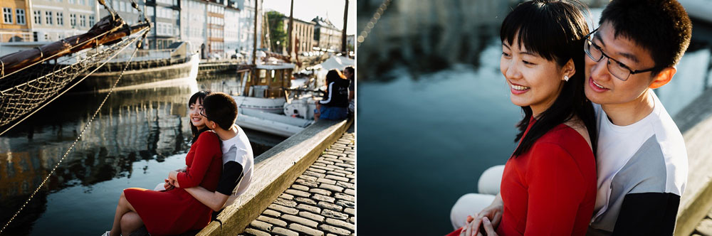 engagement photo session in Copenhagen, natural engagement photos by Natalia Cury 