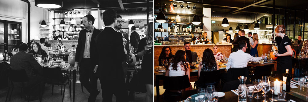 informal wedding venue in Copenhagen. relaxed wedding reception at Tribeca Beer and Pizzalab