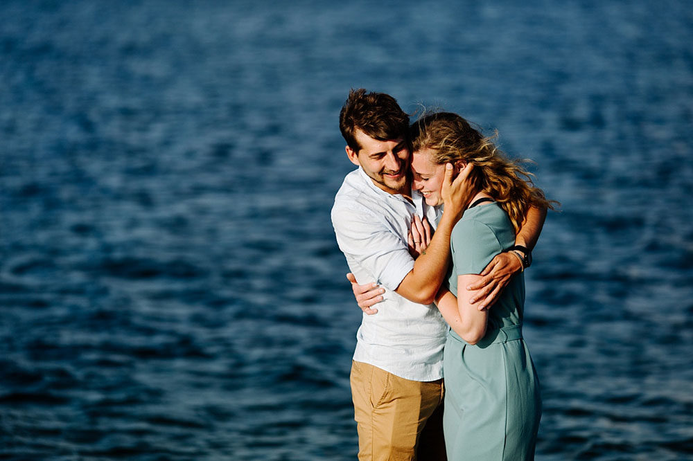 engagement shoot at the beach in Copenhagen