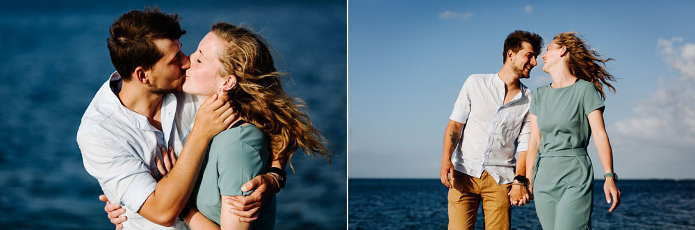 engagement shoot at the beach in Copenhagen