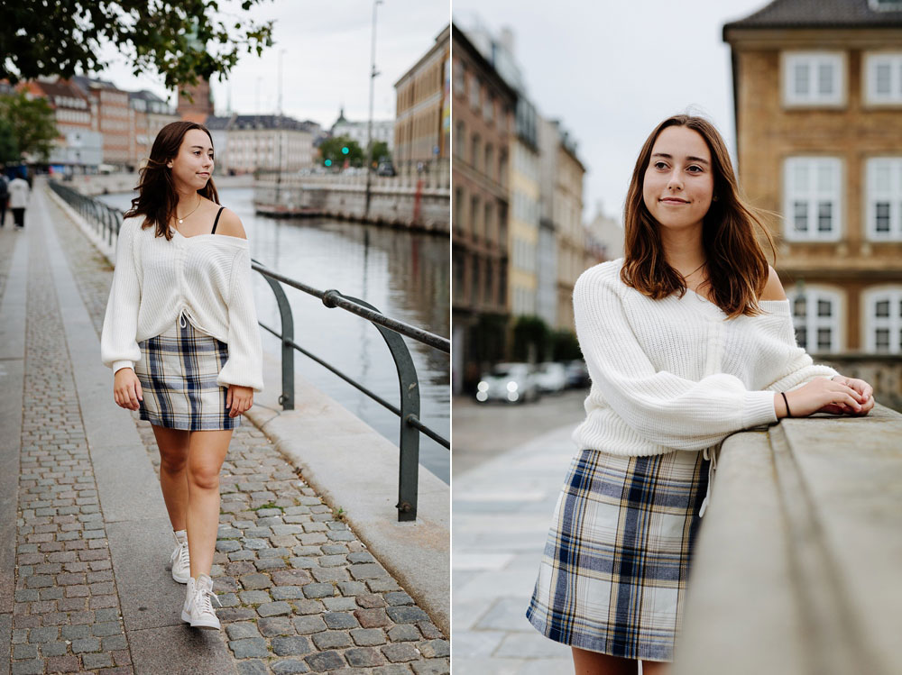 senior photography in Copenhagen. Natural and beautiful senior portraits. 