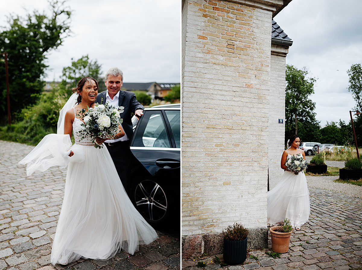 outdoor wedding in Copenhagen, natural wedding photos by Natalia Cury