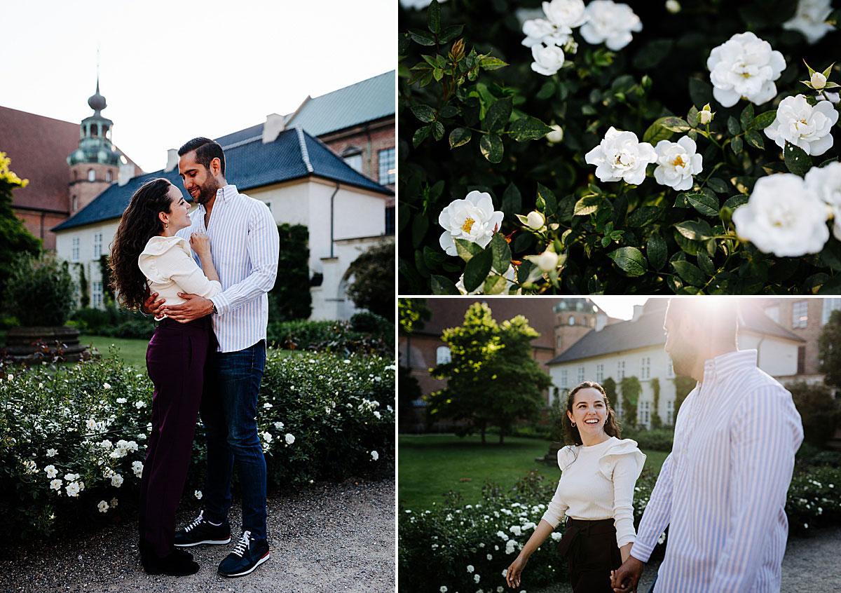 engagement photoshoot in Copenhagen, natural engagement photos by Natalia Cury photographer