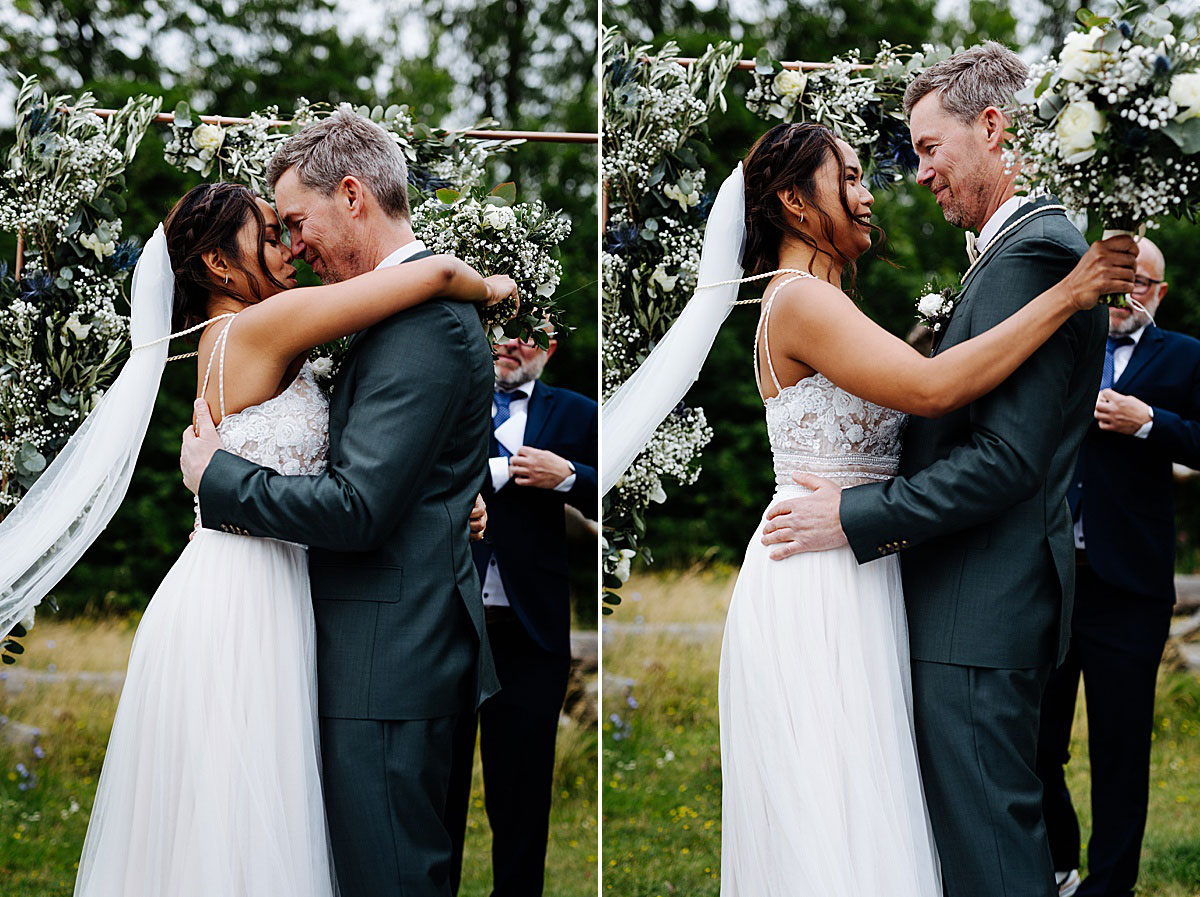 outdoor wedding in Copenhagen, natural wedding photos by Natalia Cury