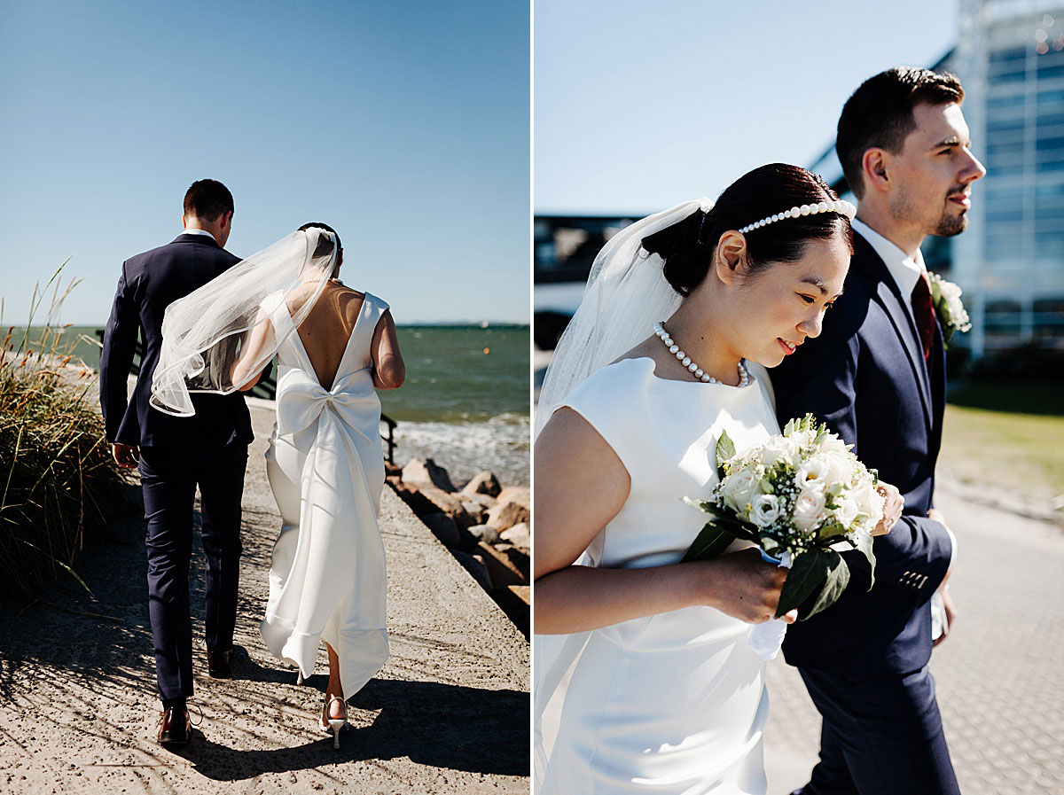 wedding at Marienlyst Strandhotel. Wedding photography by Natalia Cury