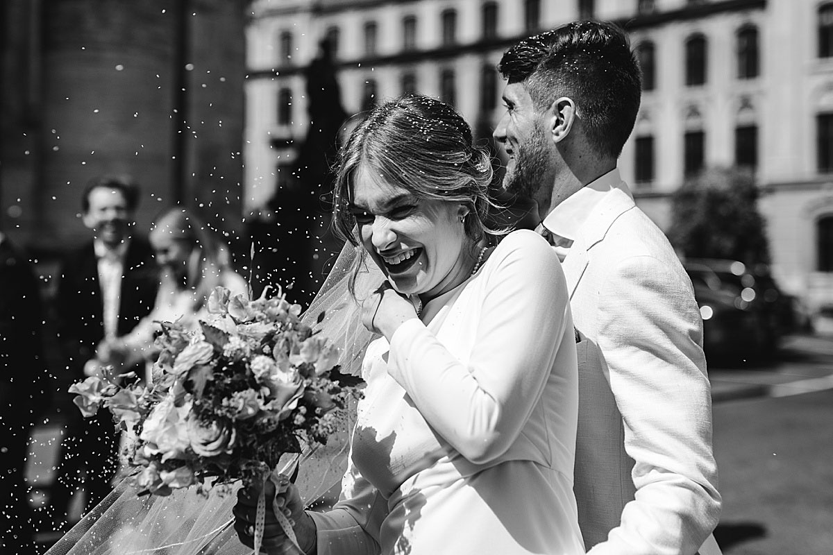 wedding at the Marble church in Copenhagen, Frederik's Church