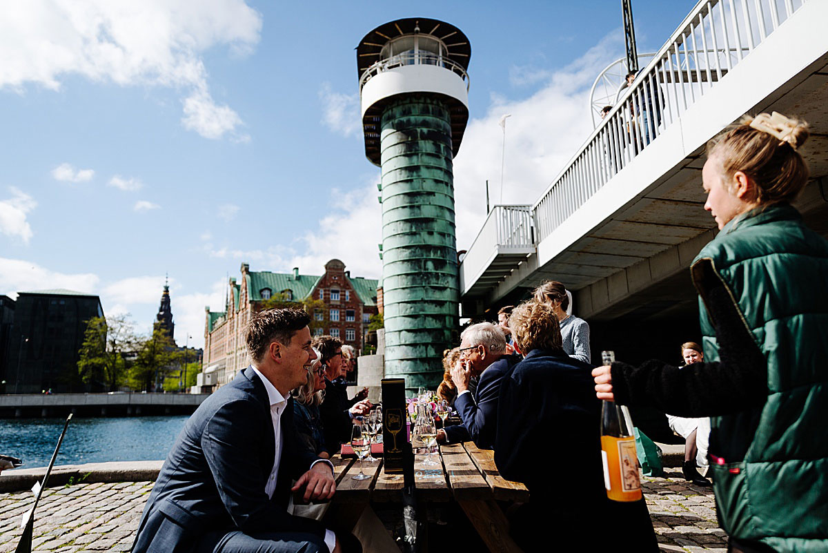 alternative wedding reception in Copenhagen at Rosforth & Rosforth at Knippelsbro