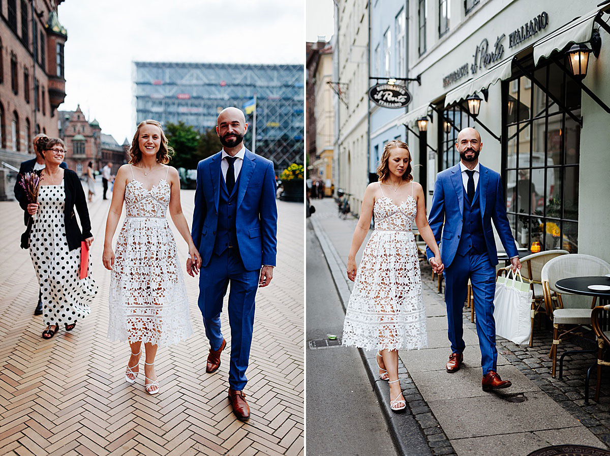 elopement photographer in Copenhagen, natural elopement photos by Natalia Cury photographer