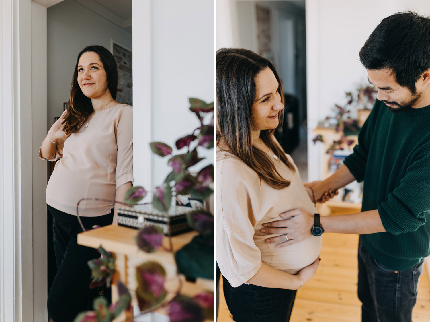 husband and wife expecting a baby