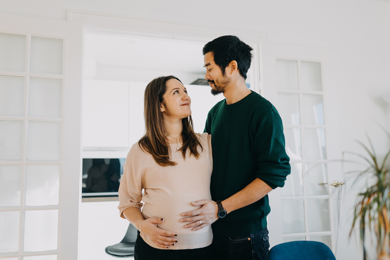 husband and wife expecting a baby