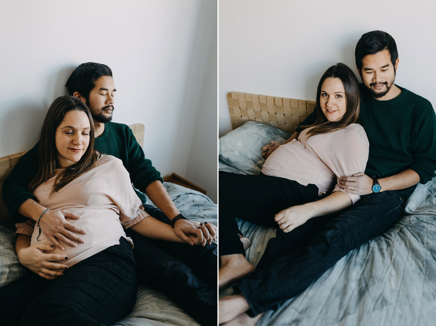 pregnancy photos at home in Copenhagen