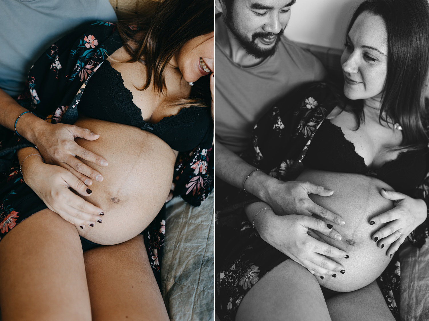 pregnant woman at home in Copenhagen