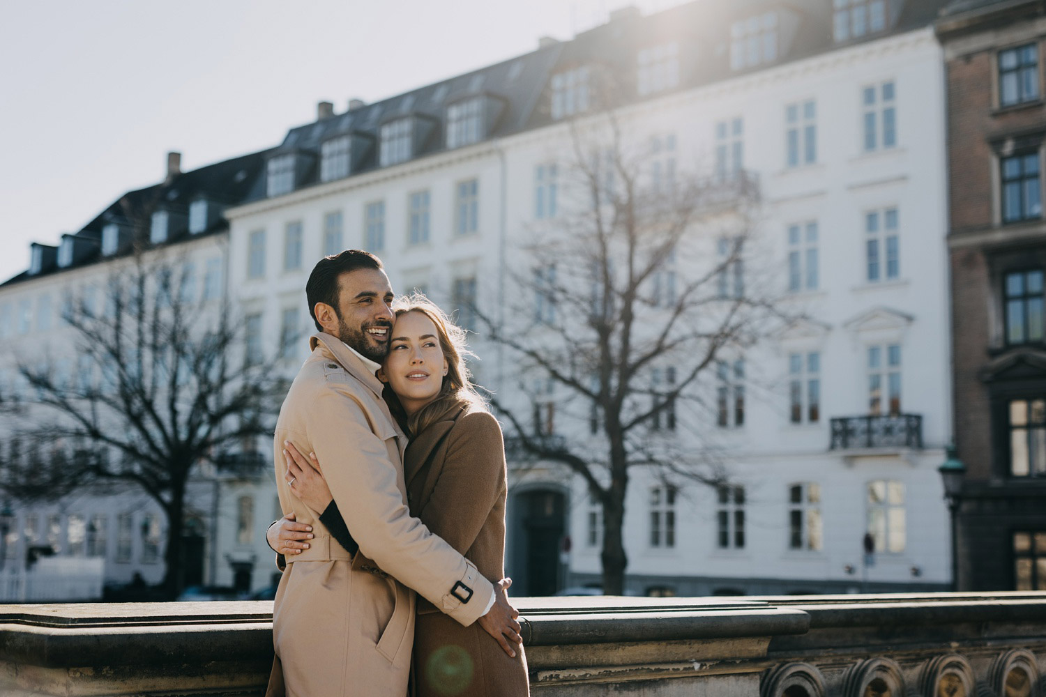 surprise proposal photoshoot in Copenhagen, Denmark