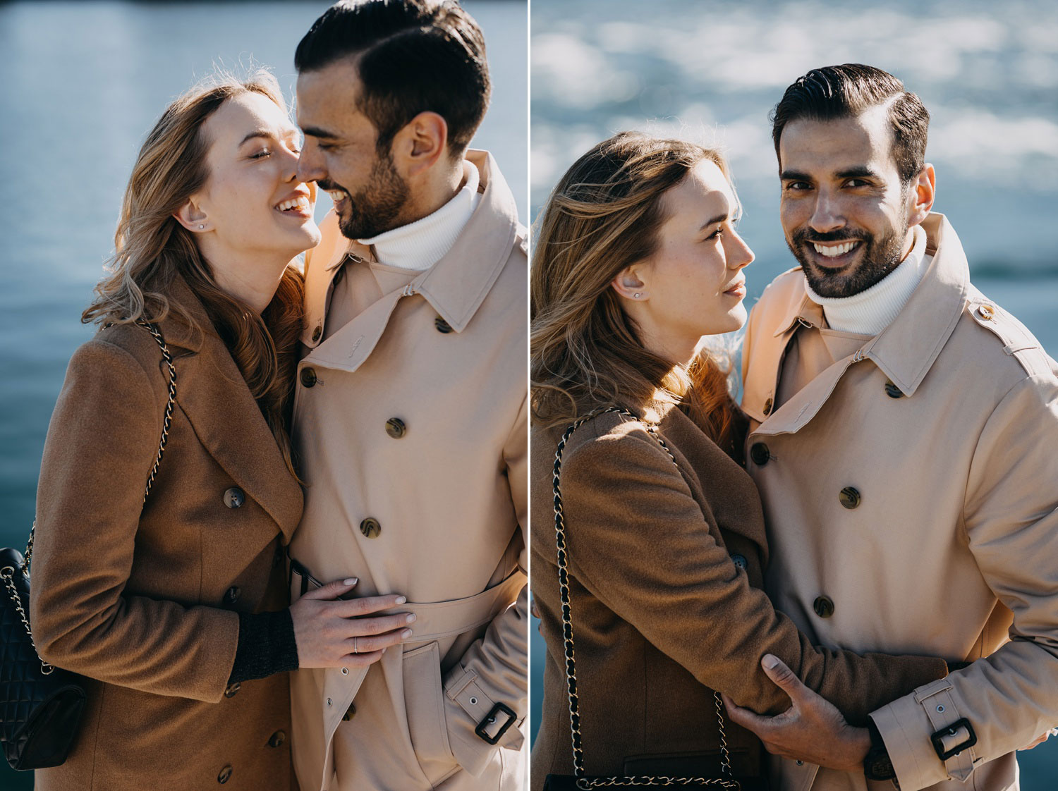 natural and beautiful engagement photos in Copenhagen